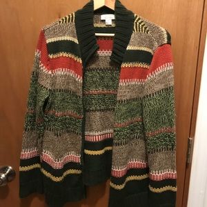 Colorful wool cardigan